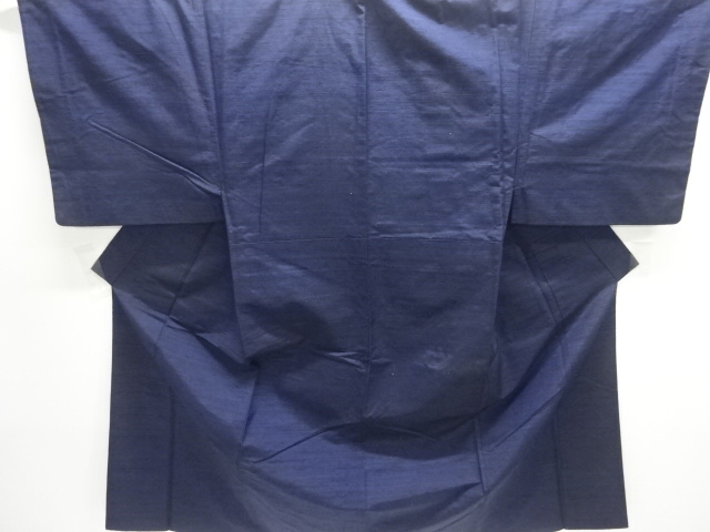 JAPANESE KIMONO / ANTIQUE MENS KIMONO / SILK / HAND WOVEN TSUMUGI